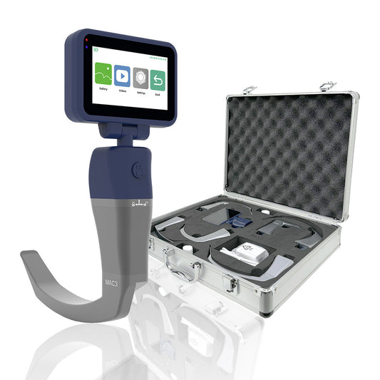 Reusable Video Laryngoscope for Intubation, 3.5 inch Display with 6 Blades Optional